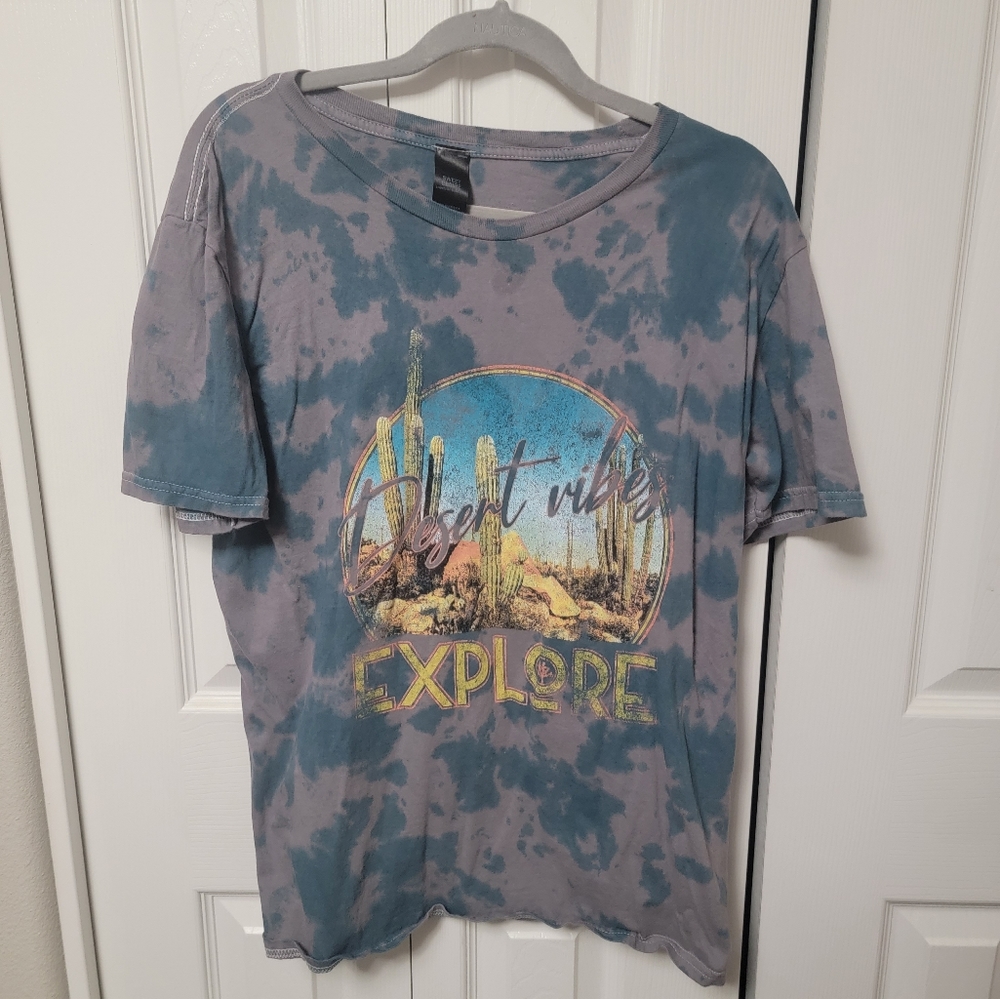 Desert Vibes Tie Dye Graphic Tee